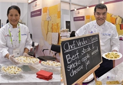 Chefs feature U.S. cheese at Food & Hotel Asia 2018.